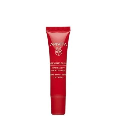 Apivita Beevine Elixir, Коригиращ бръчките крем за околоочен контур и устни, 15 мл