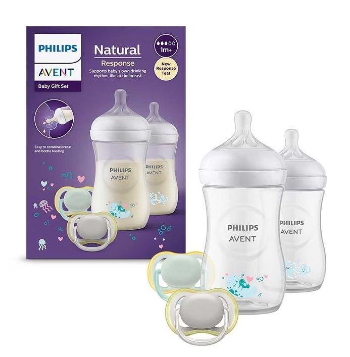 Philips Avent, Natural Response 3.0, РР, шишета 2х260 мл + 2 бр. залъгалки