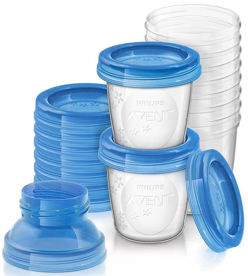 Philips Avent, VIA, контейнери за съхранение на кърма, 10 бр.
