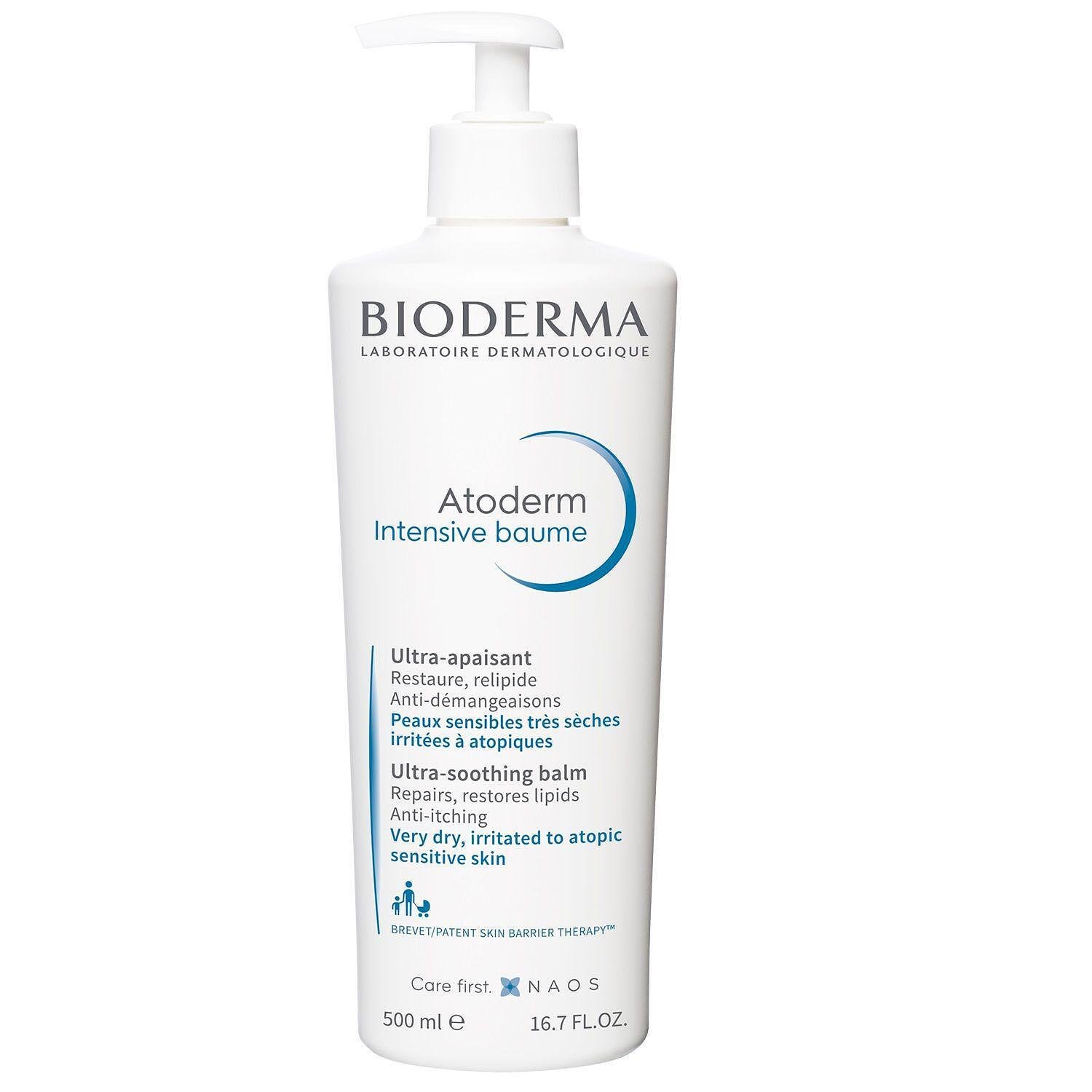 Bioderma Atoderm, Интензивен възстановяващ балсам за суха кожа, 500 мл.