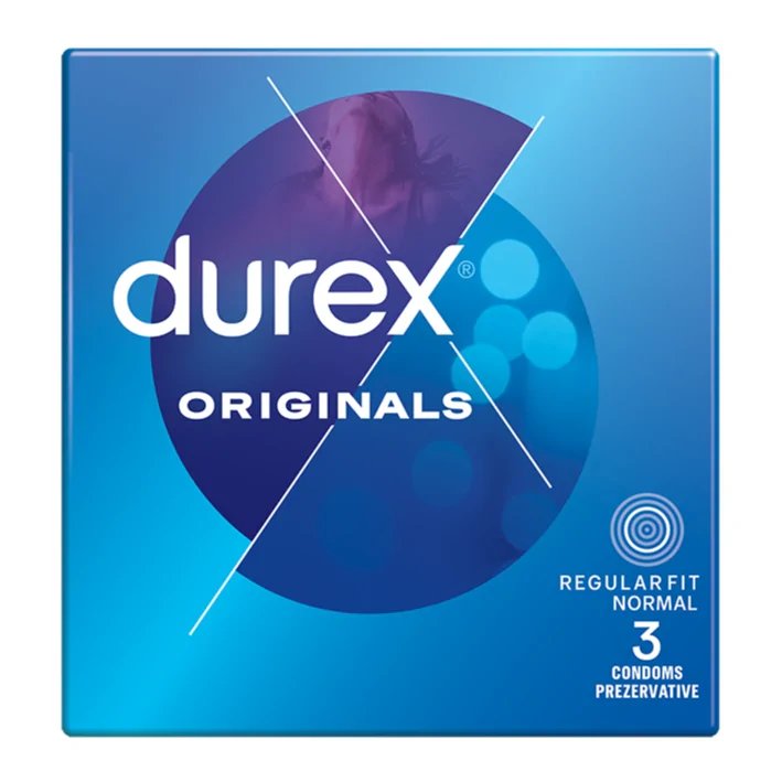 Durex Originals, презервативи, 3 бр.