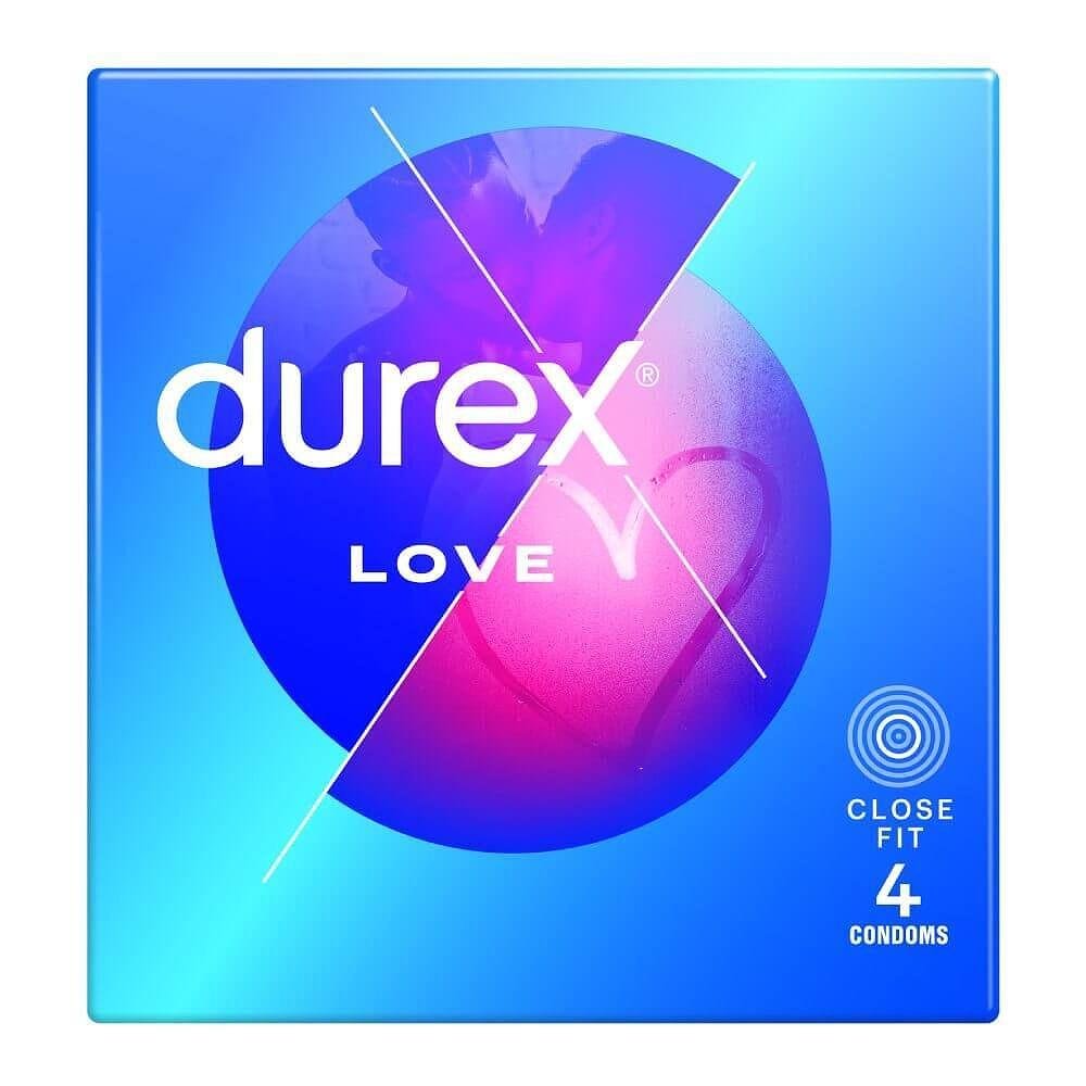 Durex Love, презервативи, 4 бр.