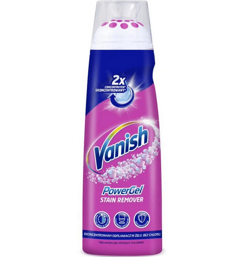 Vanish PowerGel, гел за предварително третиране на петна от бели тъкани, 200 мл.
