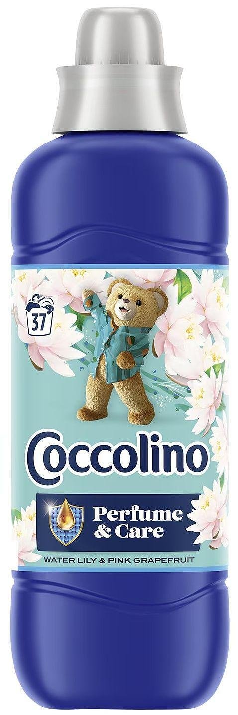 Coccolino, Perfume & Care, омекотител за тъкани, водна лилия и грейпфрут, 37 пранета, 925 мл.