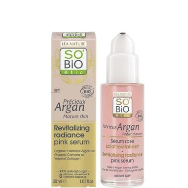 So'Bio, Argan, ревитализиращ серум за лице с арган, 30 мл.