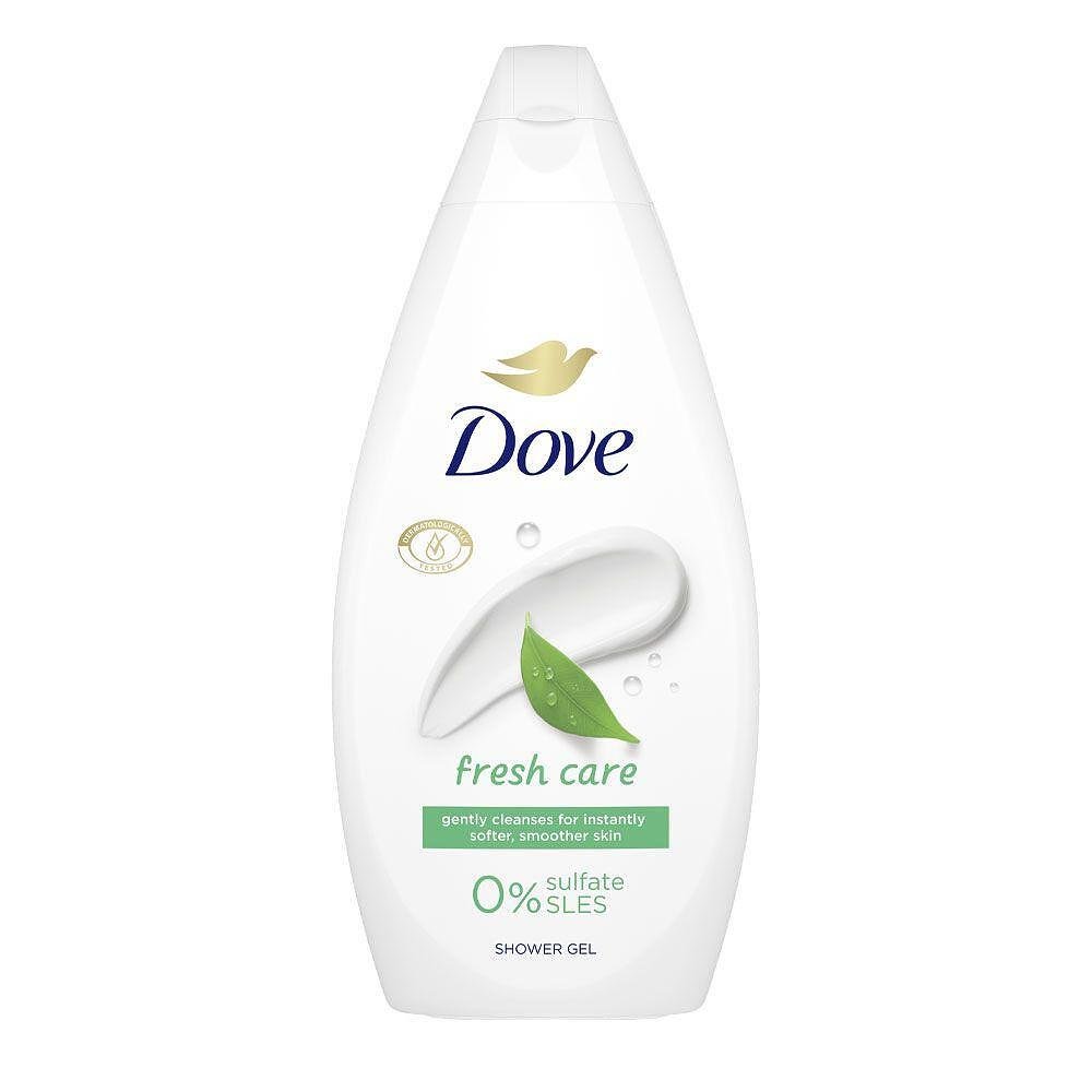 Dove, Fresh Care, 0% Sulfate SLES, хидратиращ душ гел, 450 мл.
