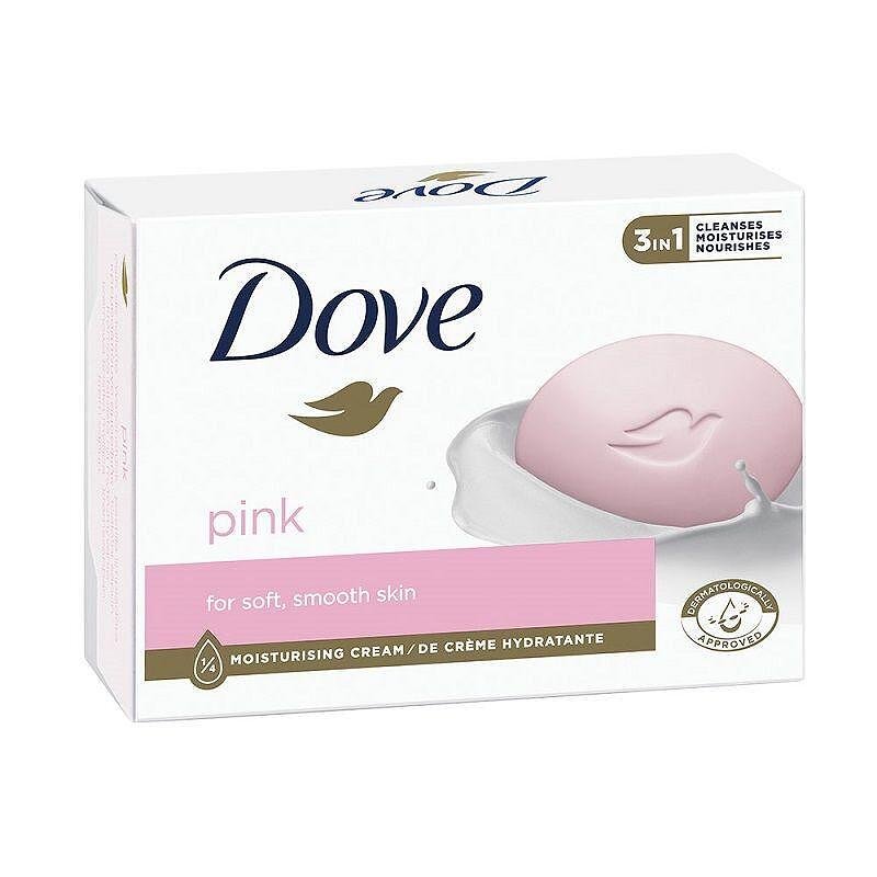 Dove, Pink, хидратиращ сапун за мека и гладка кожа, бар, 90 гр.