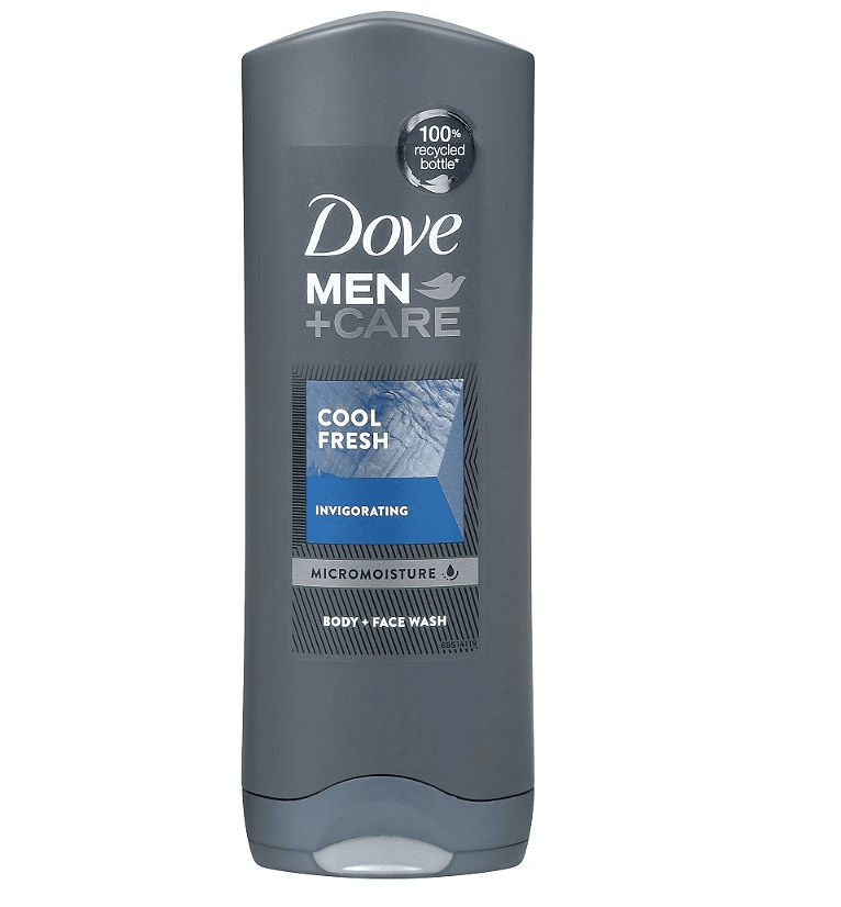 Dove, Men Care, Invigorating Cool Fresh, освежаващ и подхранващ душ гел за мъже, 400 мл.