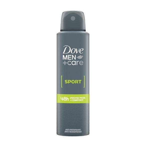 Dove, Men Care, Sport, дезодорант за мъже, против изпотяване и петна, 150 мл.
