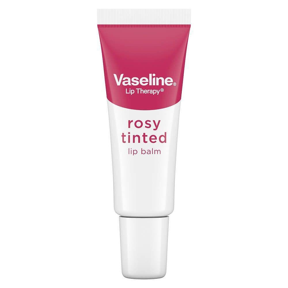 Vaseline, Lip Therapy Rosy Tinted, балсам за сухи устни с розово масло, 10 гр.