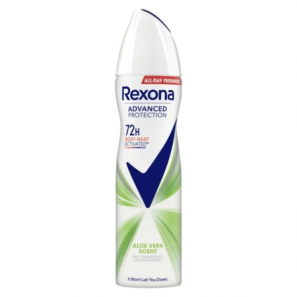 Rexona, Advanced Protection, Aloe Vera, дамски дезодорант против изпотяване, 150 мл.