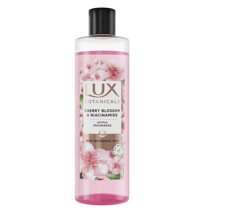 Lux Botanicals, хидратиращ душ гел с череша и витамин В3, 480 мл.