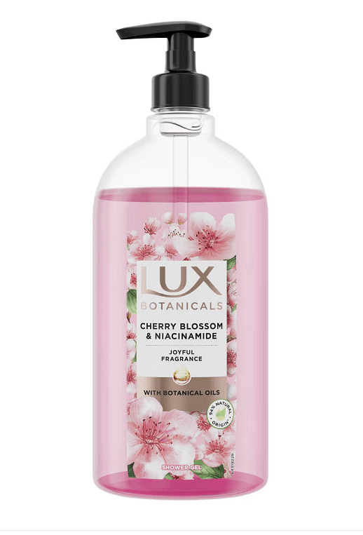 Lux Botanicals, хидратиращ душ гел с череша и витамин В3, 720 мл.