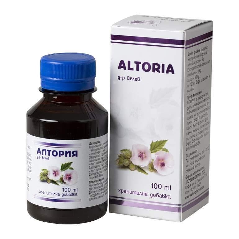 Алтория, сироп за дихателната система, 100 мл, от Velevi Pharma