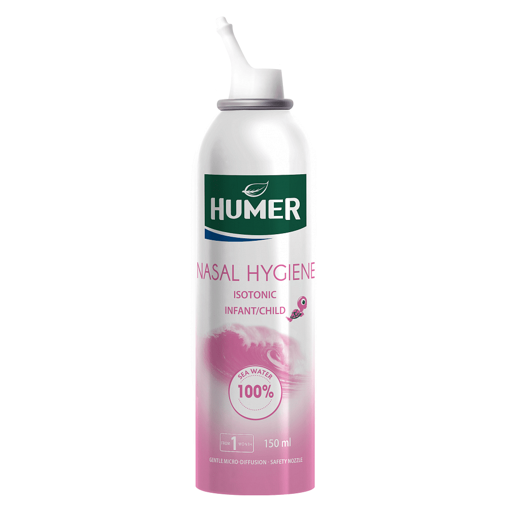 Humer 100%, морска вода за бебета и деца, 150 мл, Urgo Humer