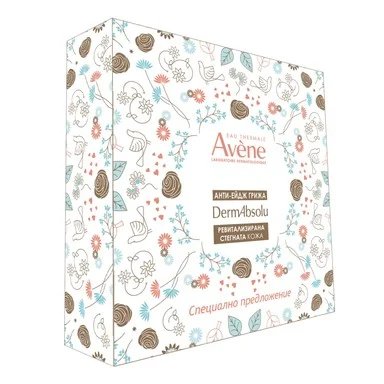 Комплект Avene Derm Absolu, Дневен крем, 40 мл + Подмладяващ околоочен крем, 15 мл