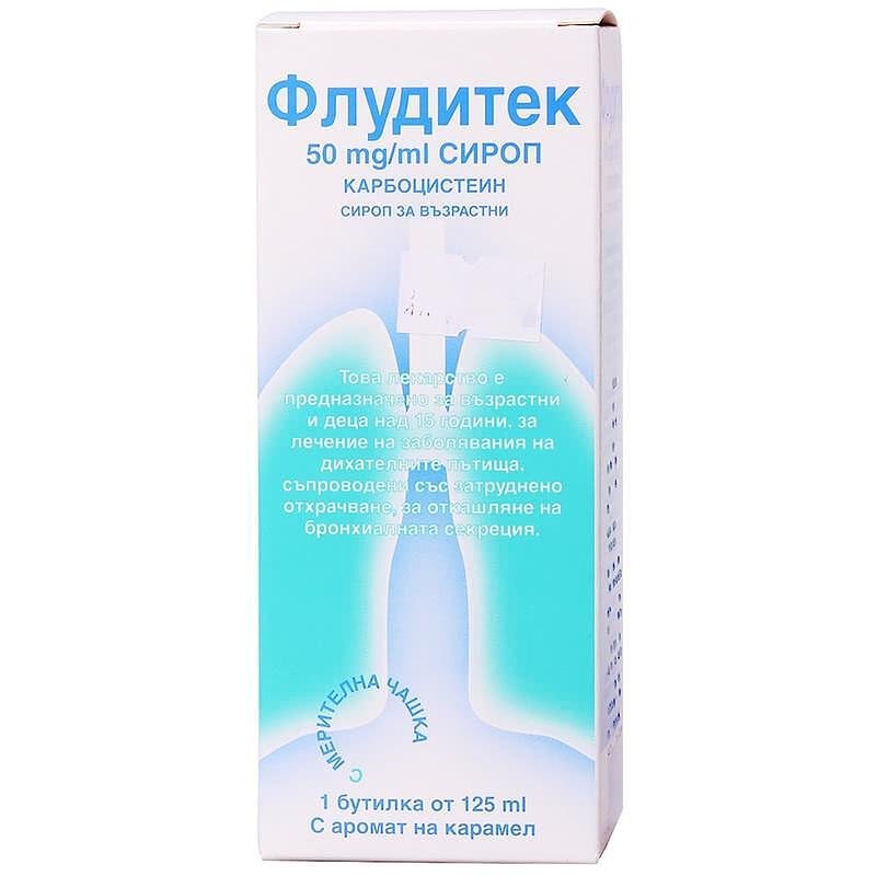 Флудитек 5%, сироп за възрастни, 125 мл, от Innotech International