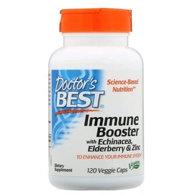 Immune Booster с ехинацея, бъз и цинк, 120 капсули от Doctor's Best