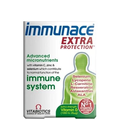 Immunace Extra Protection, имуностимулант, 30 таблетки от Vitabiotics