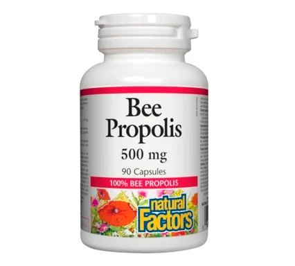 Bee Propolis за подобряване на имунната система, 500 мг., 90 капсули от Natural Factors