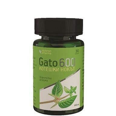 Gato 600, котешки нокът, имуностимулант с антиоксидантно действие, 30 капсули от Doleran Pharma
