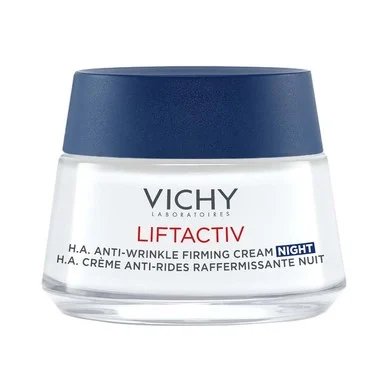 Vichy Liftactiv H.A. Anti-wrinkles Firming, Нощен крем против бръчки за всеки тип кожа, 50 мл