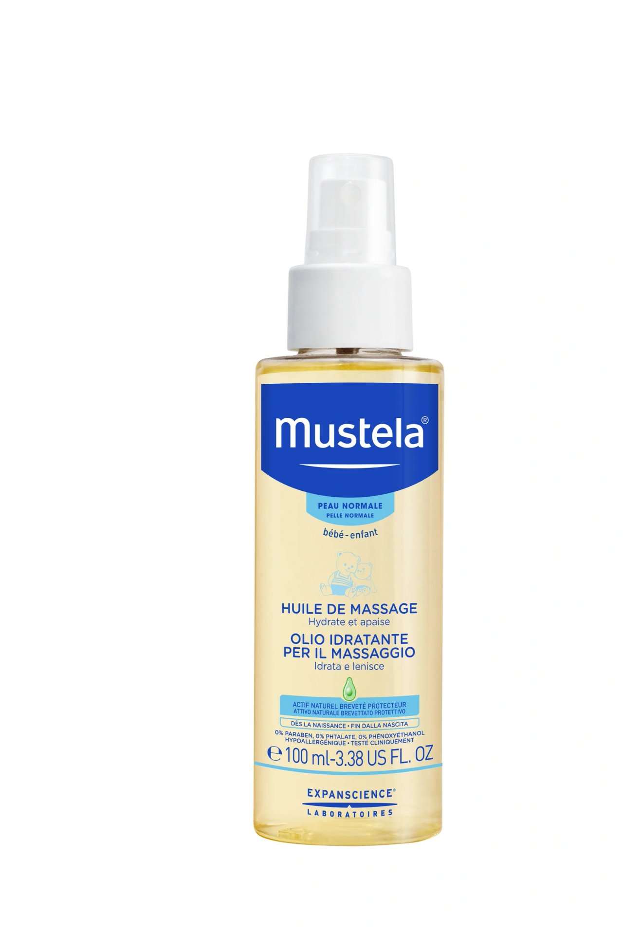 Mustela Масажно олио-спрей х100 мл