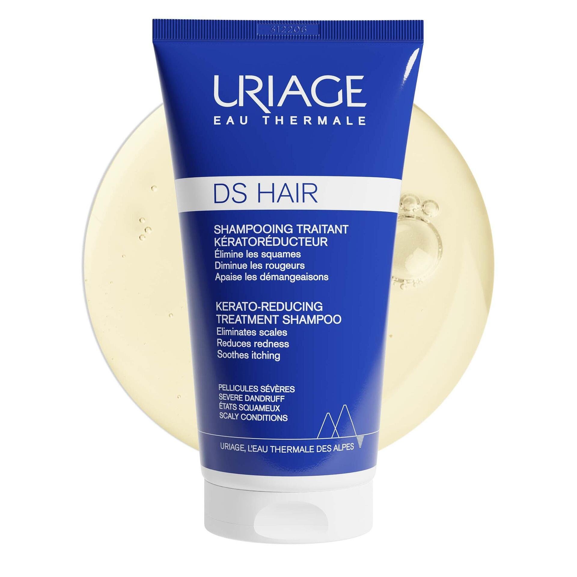 Uriage Eau Thermale, Ds Hair Kerato-Reducing Treatment, шампоан против мазен и сух пърхот, 150 мл.