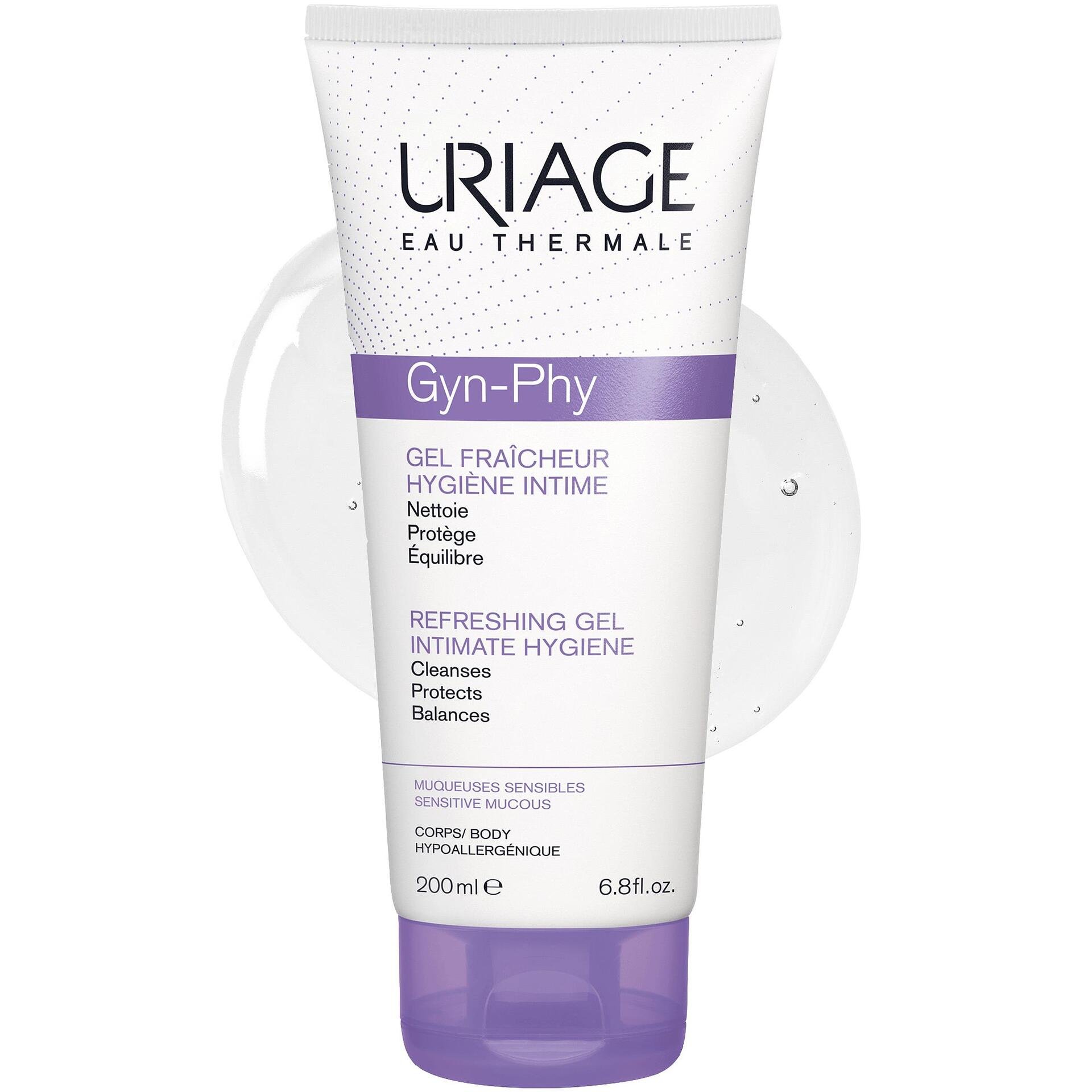 Uriage Eau Thermale, Gyn Phy рН 5.5, ежедневен интимен гел, 200 мл.