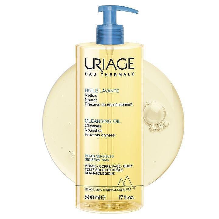 Uriage Eau Thermale, Xémose Huile Lavante Apaisante, почистващо гел-олио за много суха кожа, за лице и тяло