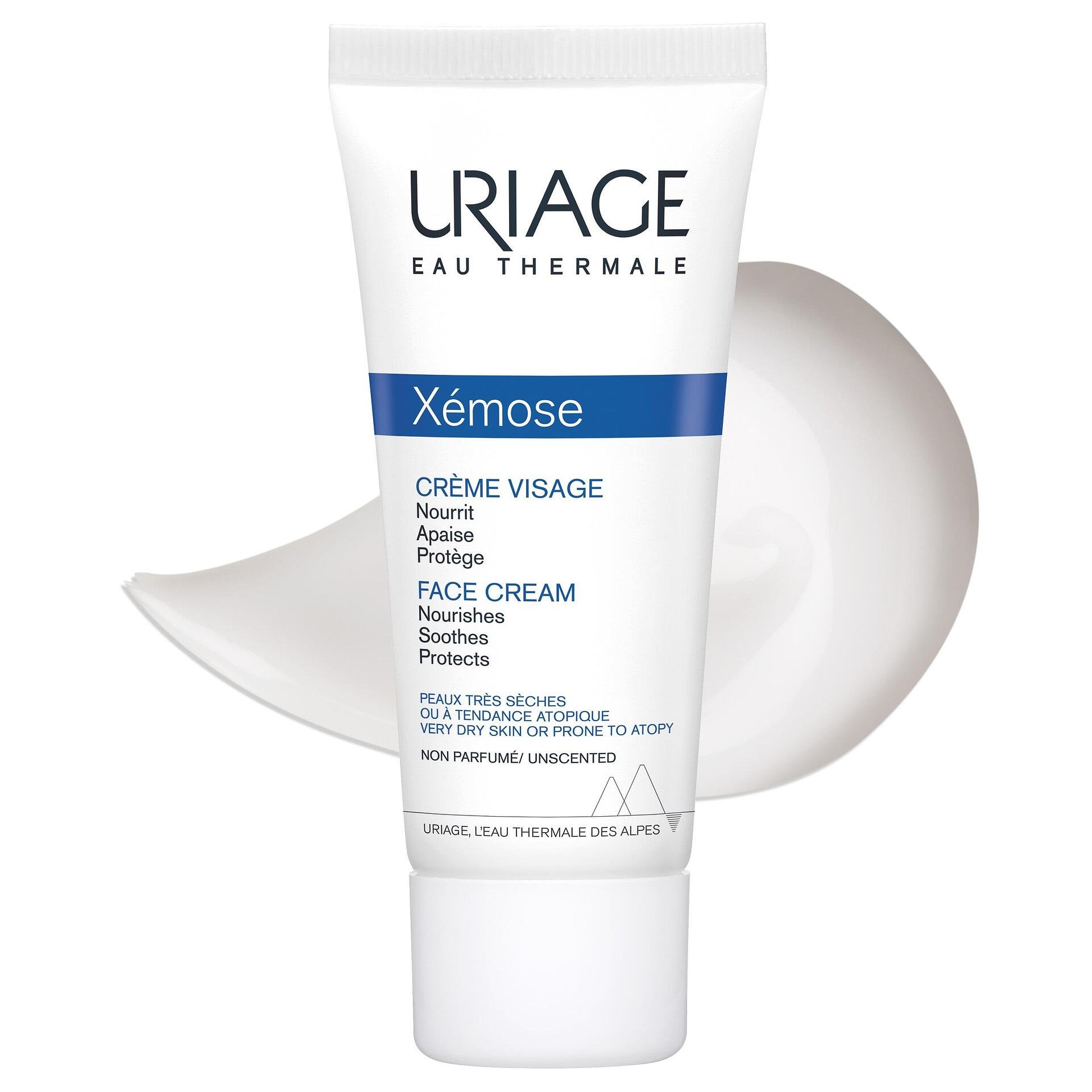 Uriage Eau Thermale, Xémose Face Cream, подхранващ крем за лице, 40 мл.