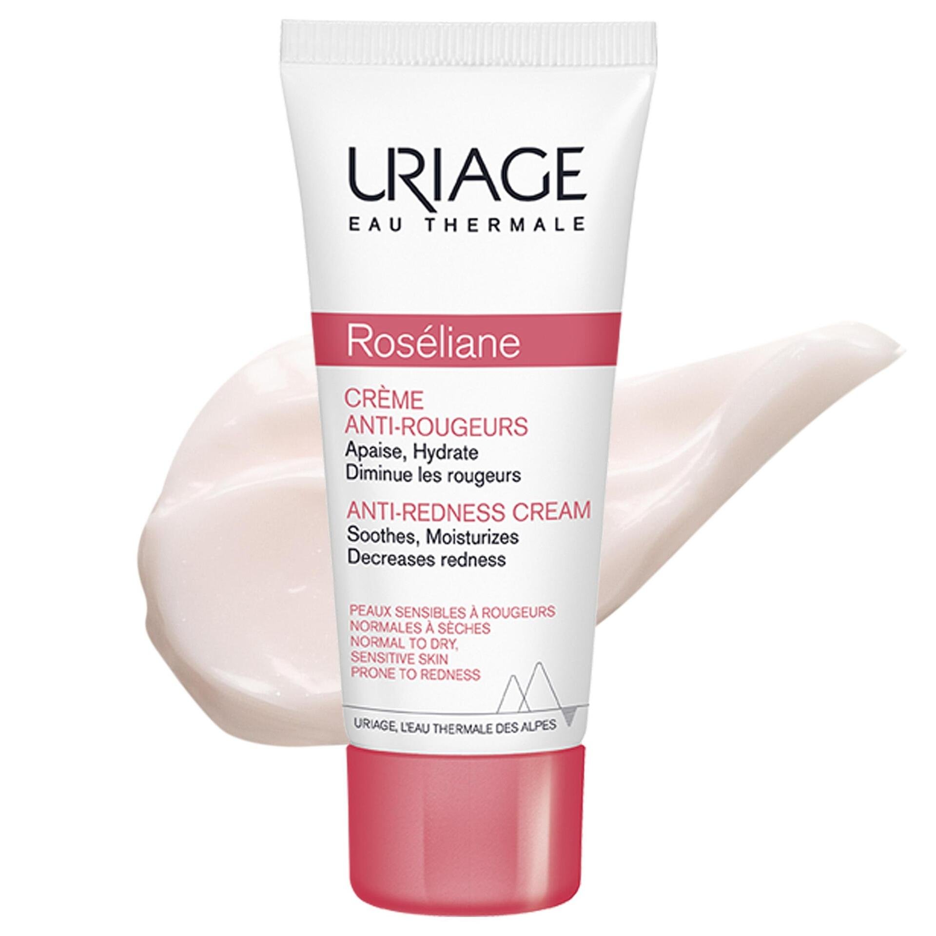 Uriage Eau Thermale, Roséliane Anti-Redness, крем за чувствителна кожа против зачервяване за лице, 40 мл.