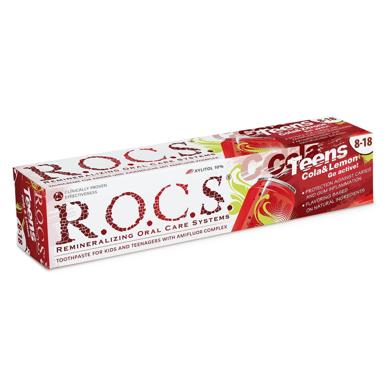 R.O.C.S. Teens 8-18, паста за зъби за юноши, 74 гр.