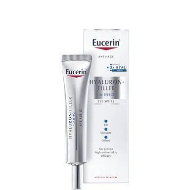 Eucerin Hyaluron-Filler, околоочен крем SPF15, 15 мл.