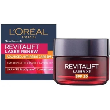 L'Oréal Revitalift Laser Renew, дневен крем, SPF20, 50 мл.