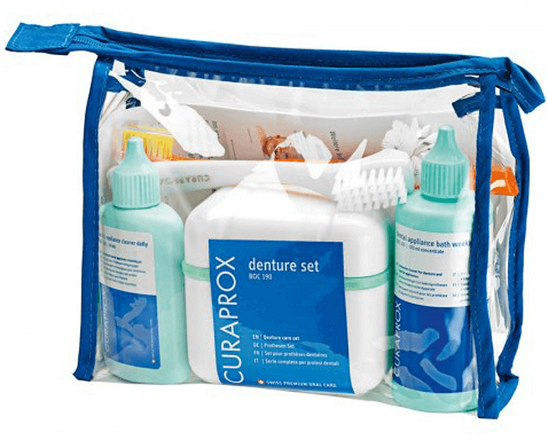 CURAPROX, BDC 190 Denture Set, комплект за почистване на протези