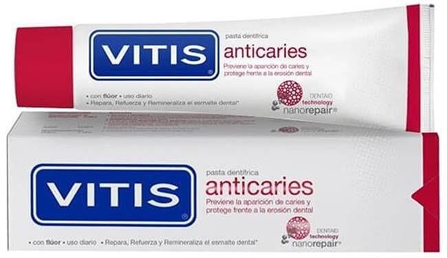 Vitis, Anticaries, паста за зъби, против кариес, 100 мл.