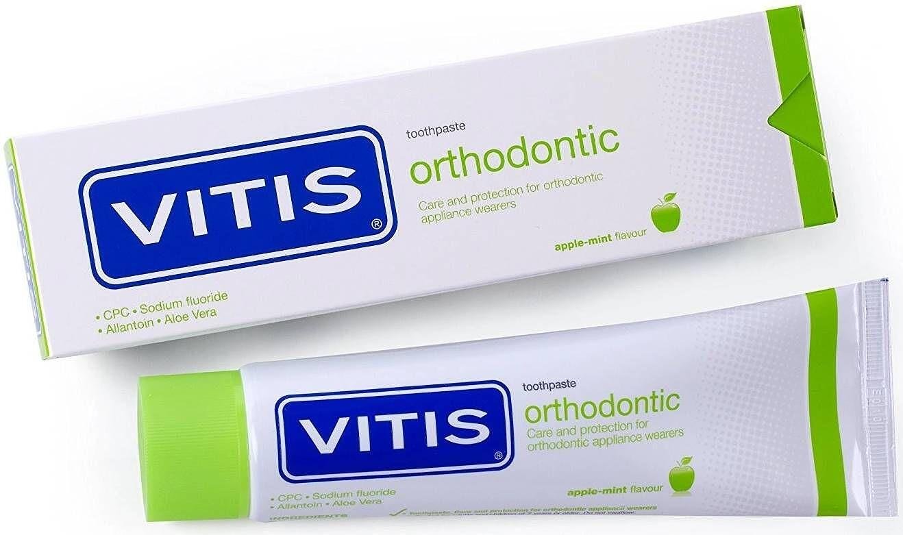 Vitis, Orthodontic, паста за зъби, при брекети, 100 мл.