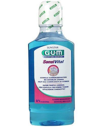 Gum, SensiVital, вода за уста, при свръхчувствителни зъби, 300 мл.