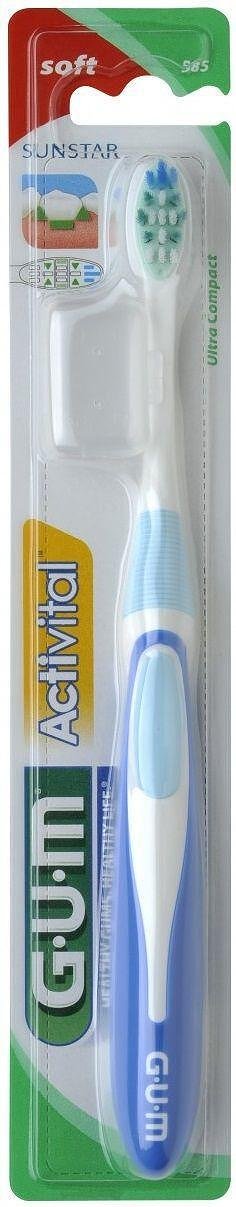 Gum, Activital, Soft, четка за зъби против плака