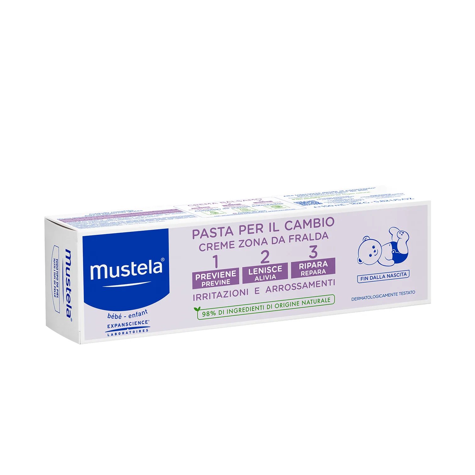 Mustela, Bébé Change Cream, бебешки крем против подсичане 1-2-3, 50 мл.