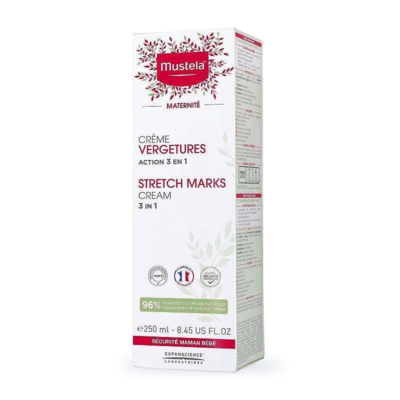Mustela Maternité, Stretch Marks, крем против стрии 3в1, 250 мл.
