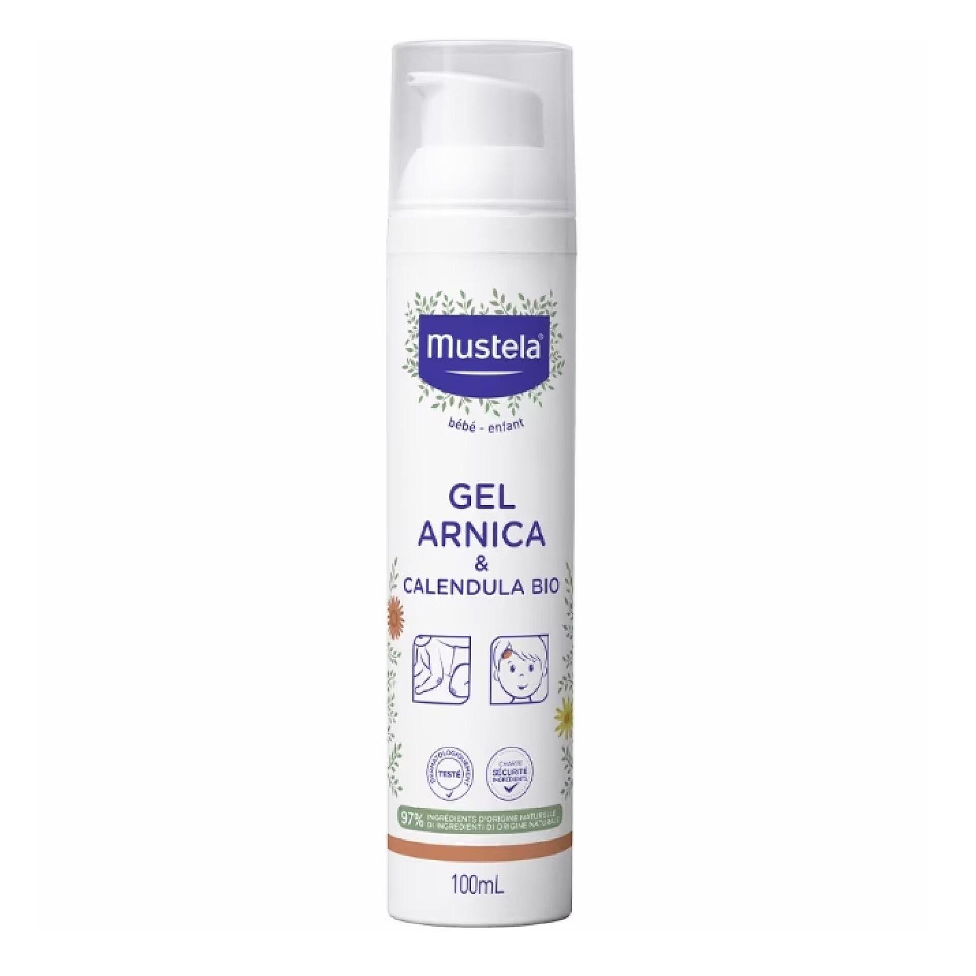 Mustela, Arnica & Calendula Gel, успокояващ гел срещу раздразнения за бебета и деца, 100 мл.