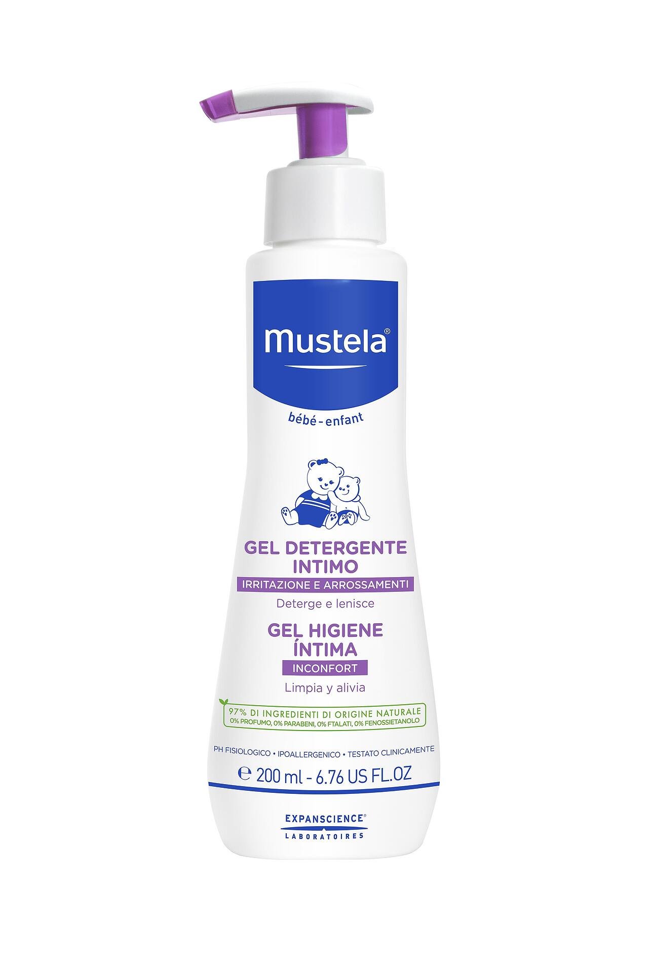 Mustela Bébé, Intimate Cleansing Gel, интимен гел за бебета и деца, 200 мл.