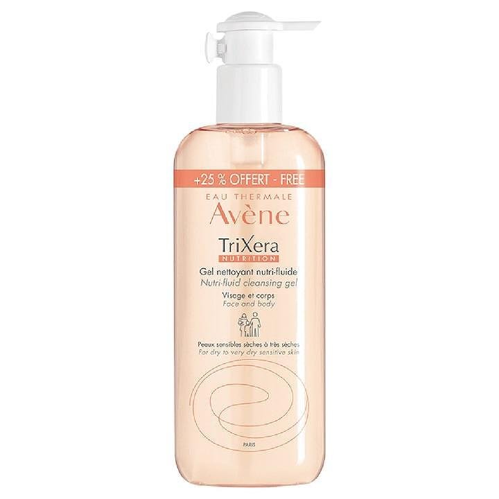 Avène, Trixera Nutrition, душ крем за суха, много суха и чувствителна кожа, 500 мл.