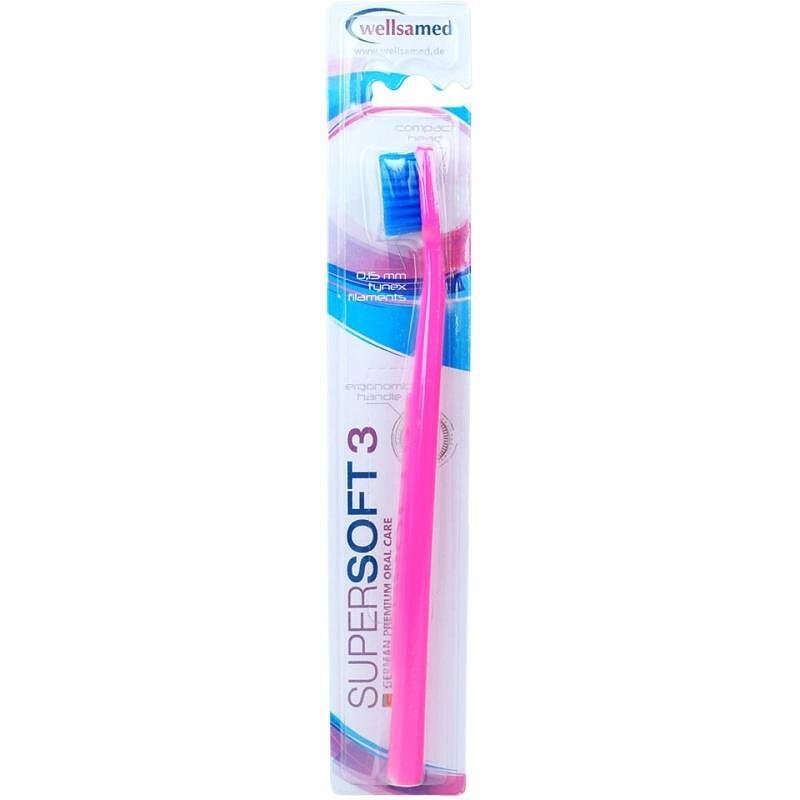 Wellsamed Super Soft 3, четка за зъби, 1 бр.
