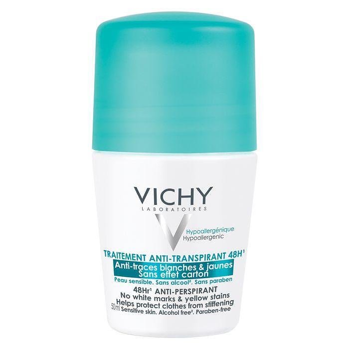 Vichy Рол-он дезодорант против изпотяване 48 часа без бели следи х50 мл