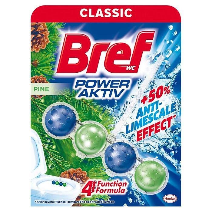 Bref Activ Bref WC Power Active Pine – Свежест на борова гора за вашата тоалетна