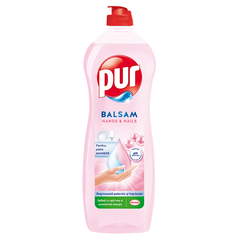 Pur Balsam Hand & Nails Calcium, препарат за съдове, 750 мл.