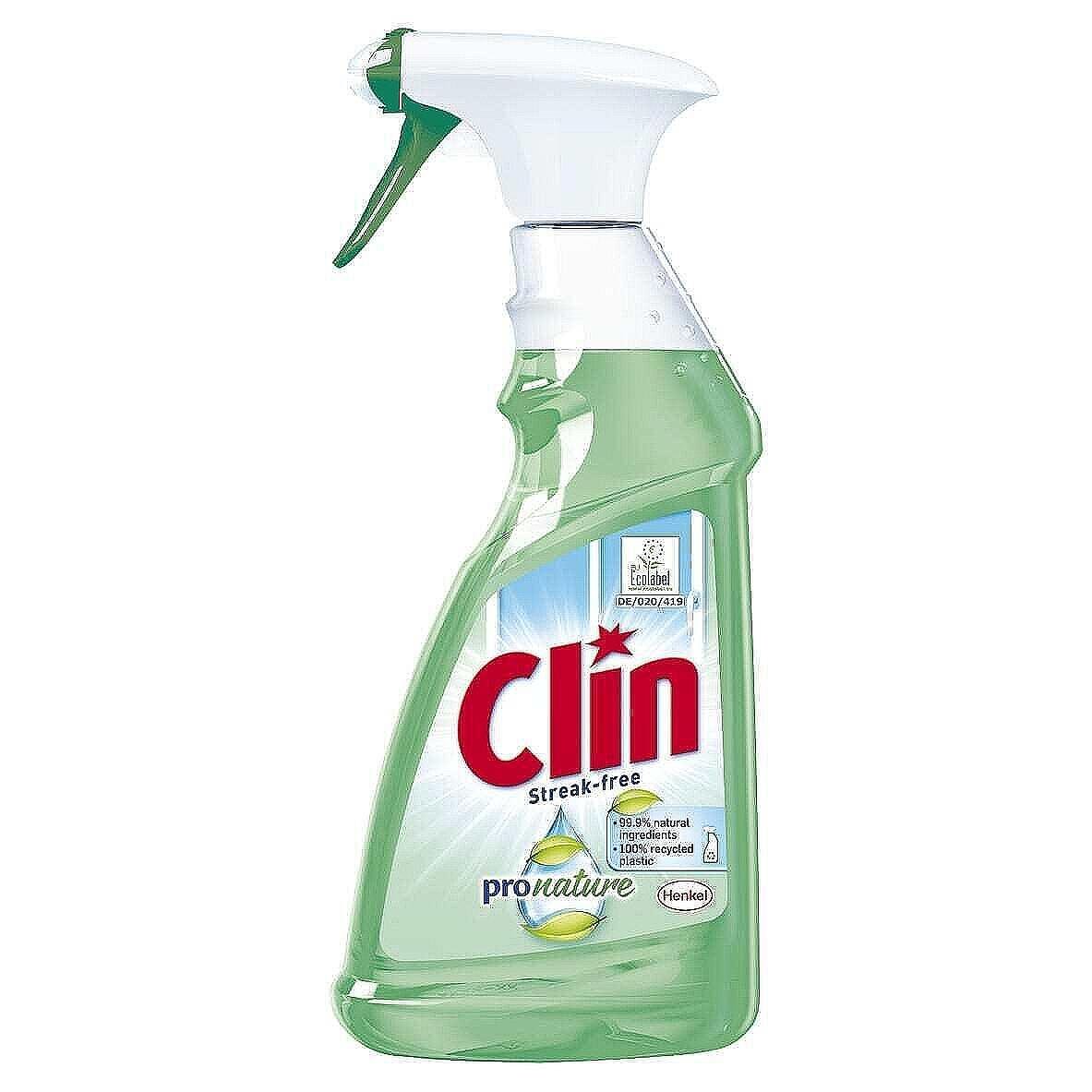 Clin Pro Nature, препарат за прозорци, 500 мл.